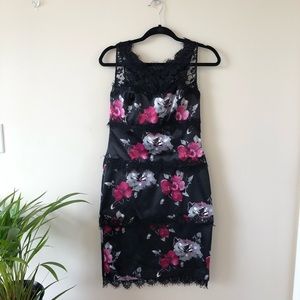 White House Black Market Lace Floral Dress